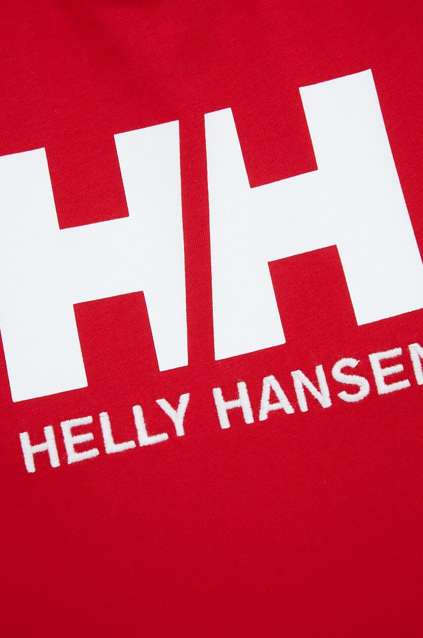 Helly Hansen Bombažen t-shirt rdeča barva - Pepit.si