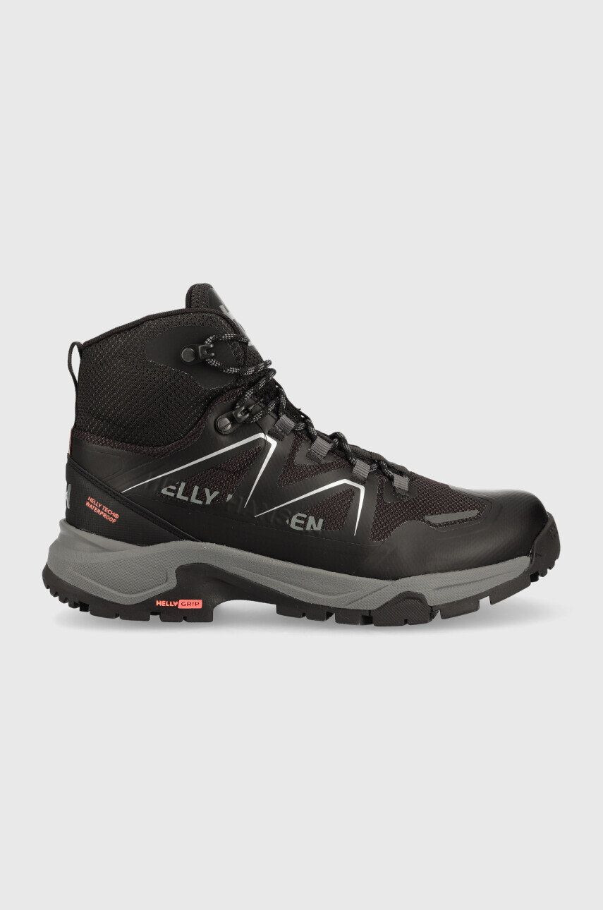 Helly Hansen Čevlji Cascade Mid ženski črna barva - Pepit.si