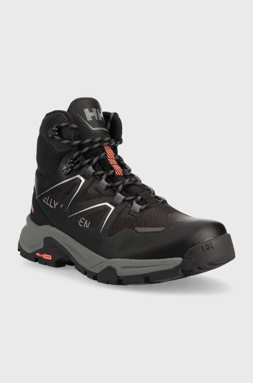 Helly Hansen Čevlji Cascade Mid ženski črna barva - Pepit.si