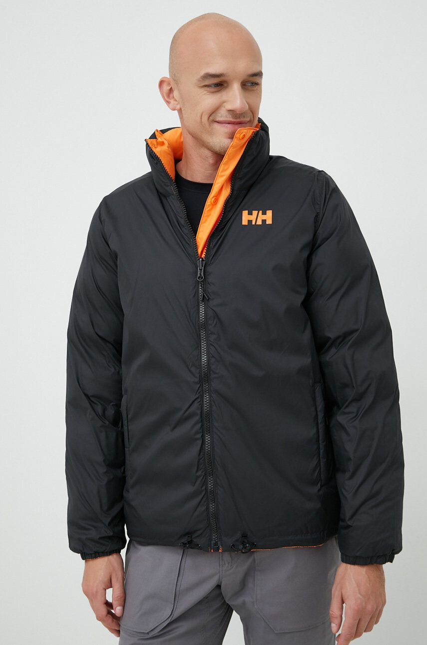 Helly Hansen Dvostranska puhovka moška oranžna barva - Pepit.si