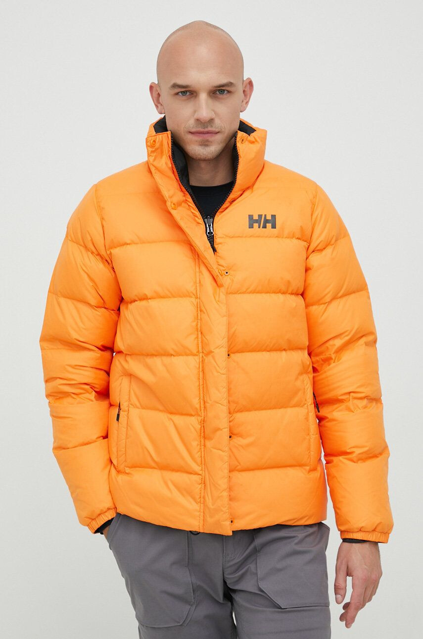 Helly Hansen Dvostranska puhovka moška oranžna barva - Pepit.si