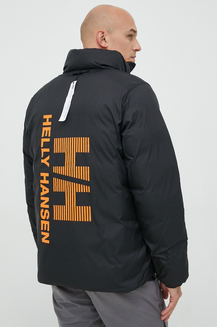 Helly Hansen Dvostranska puhovka moška oranžna barva - Pepit.si