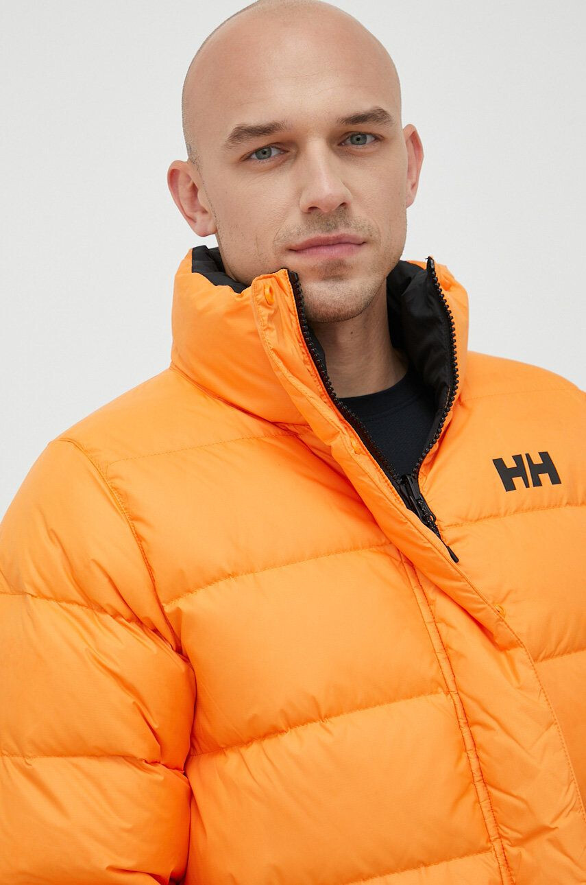 Helly Hansen Dvostranska puhovka moška oranžna barva - Pepit.si