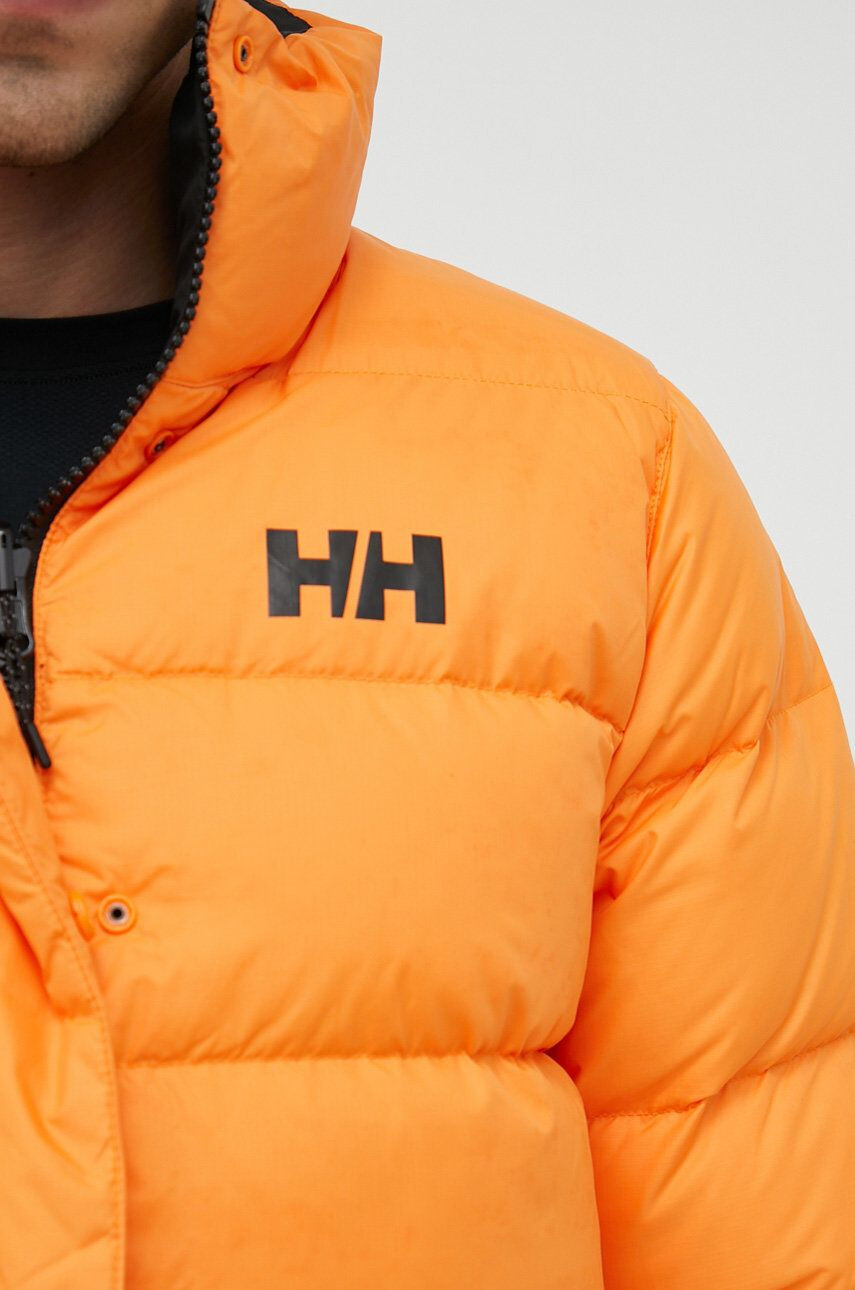 Helly Hansen Dvostranska puhovka moška oranžna barva - Pepit.si