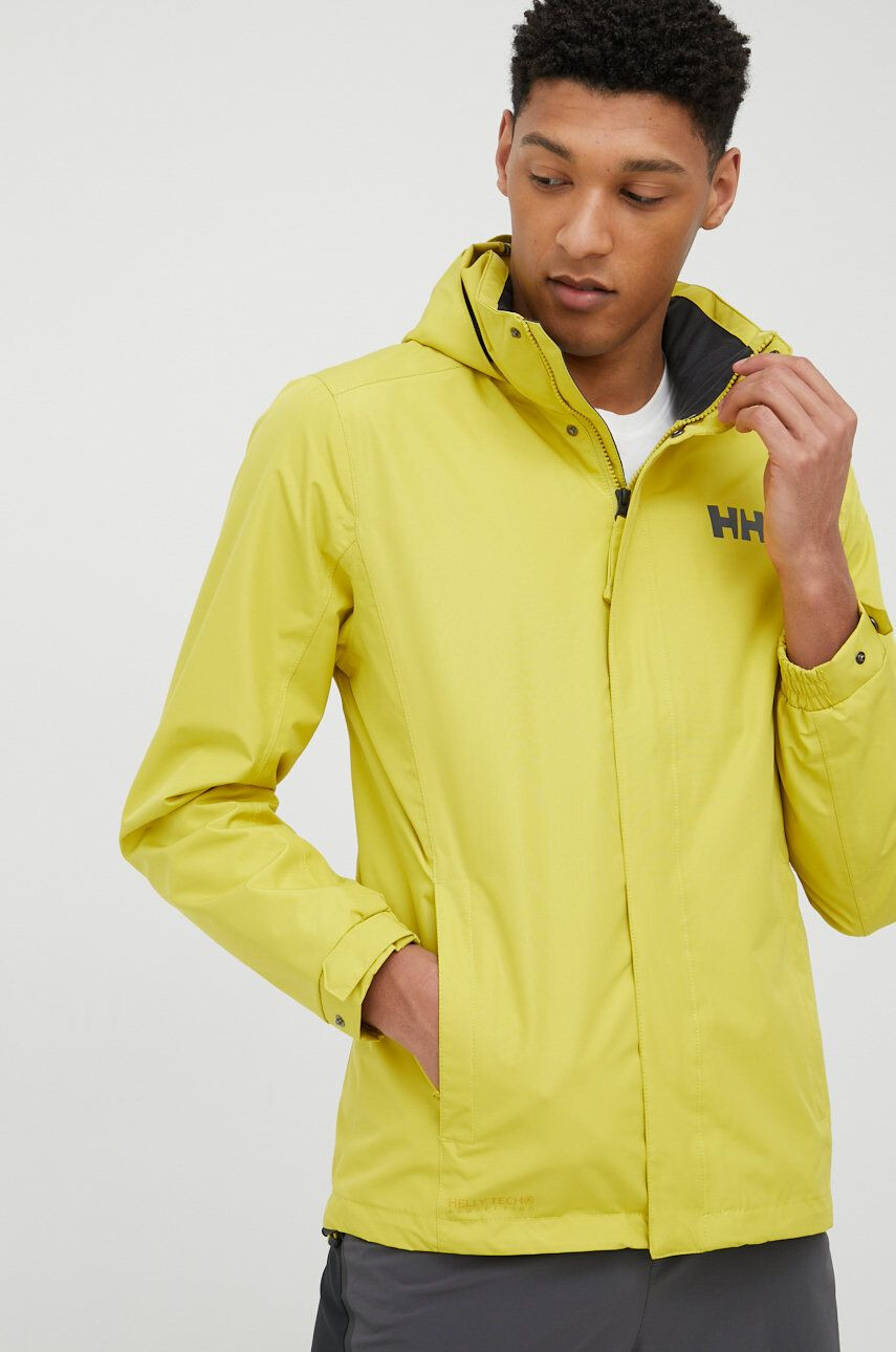 Helly Hansen Outdoor jakna Dubliner zelena barva - Pepit.si