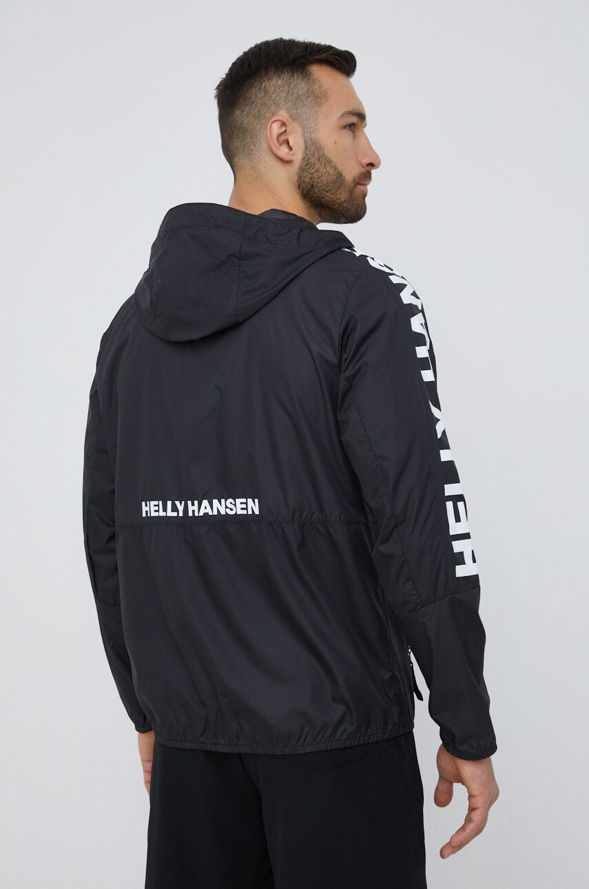 Helly Hansen Vetrovka črna barva - Pepit.si