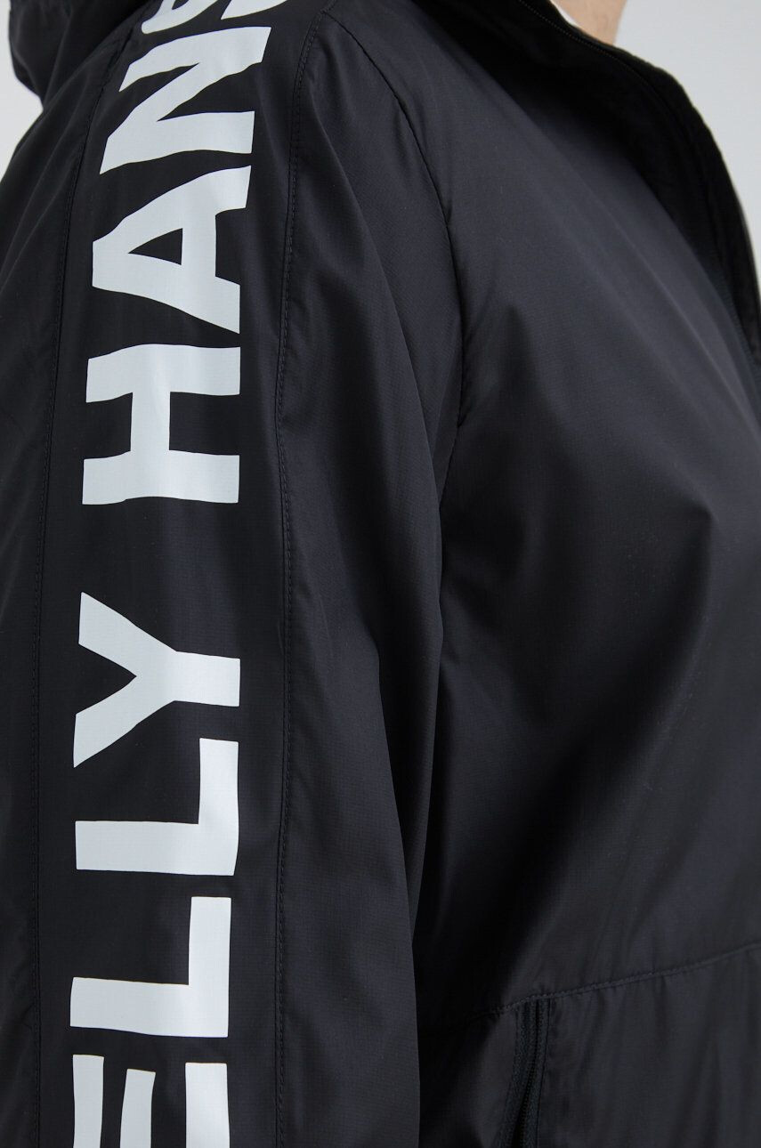 Helly Hansen Vetrovka črna barva - Pepit.si