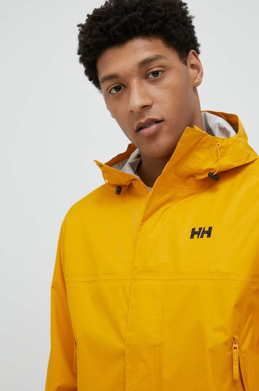 Helly Hansen Vodoodporna jakna Loke moška rjava barva - Pepit.si