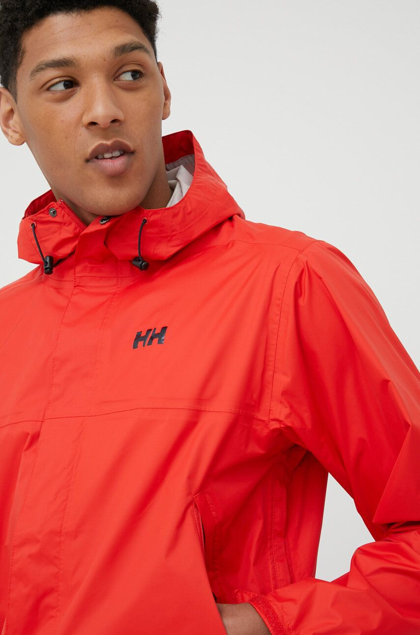 Helly Hansen Vodoodporna jakna Loke moška rdeča barva - Pepit.si