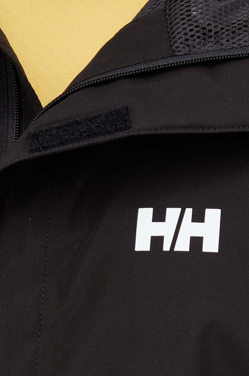 Helly Hansen Vodoodporna jakna Portland moška črna barva - Pepit.si