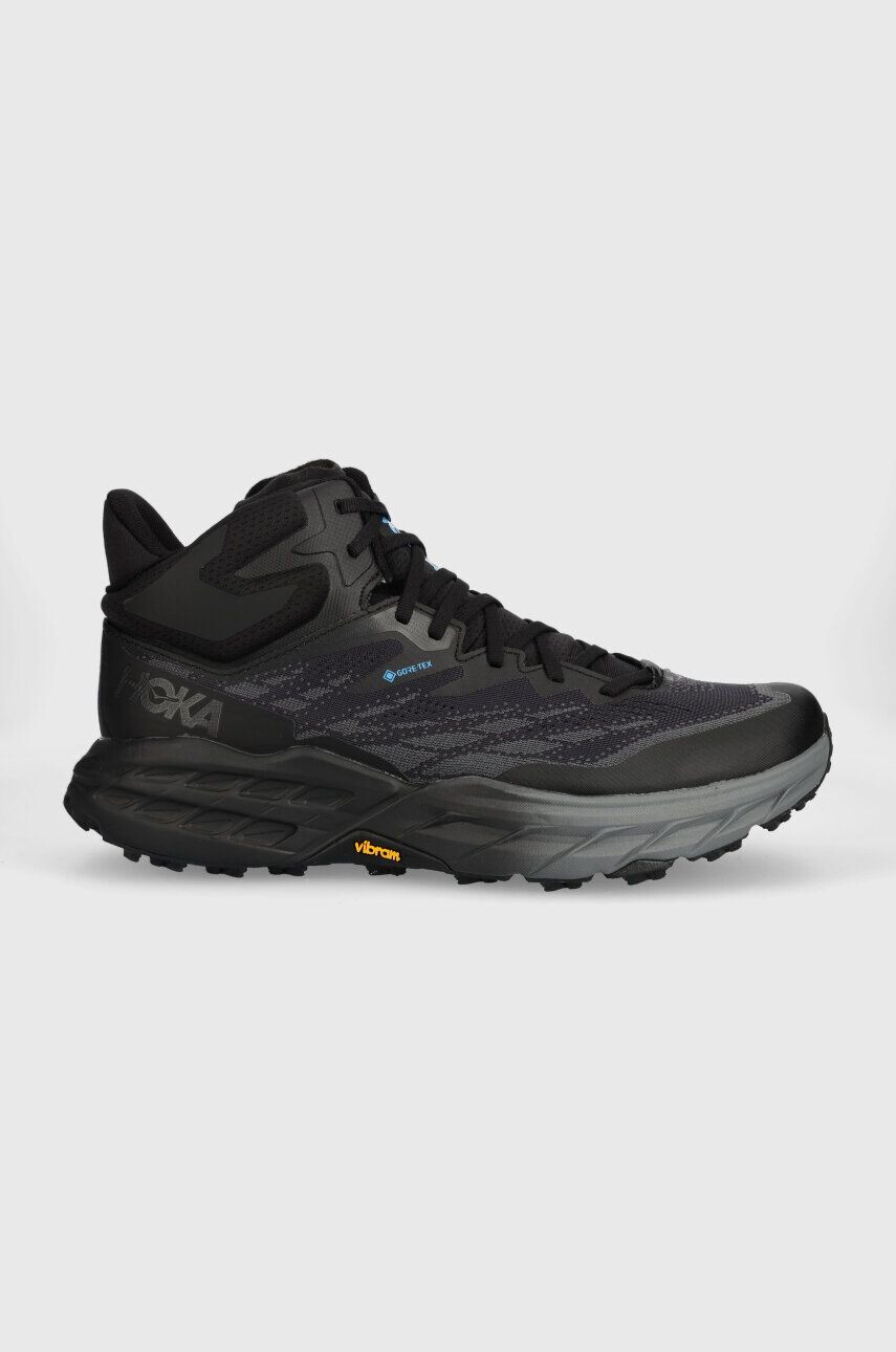 Hoka Čevlji One One Speedgoat 5 Mid GTX moški črna barva - Pepit.si