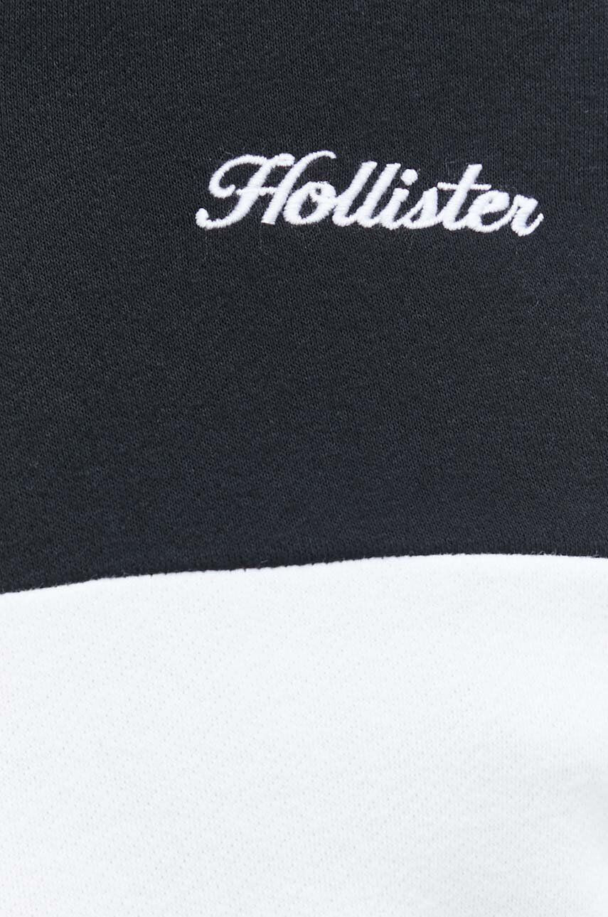 Hollister Co. Bluza moška črna barva - Pepit.si