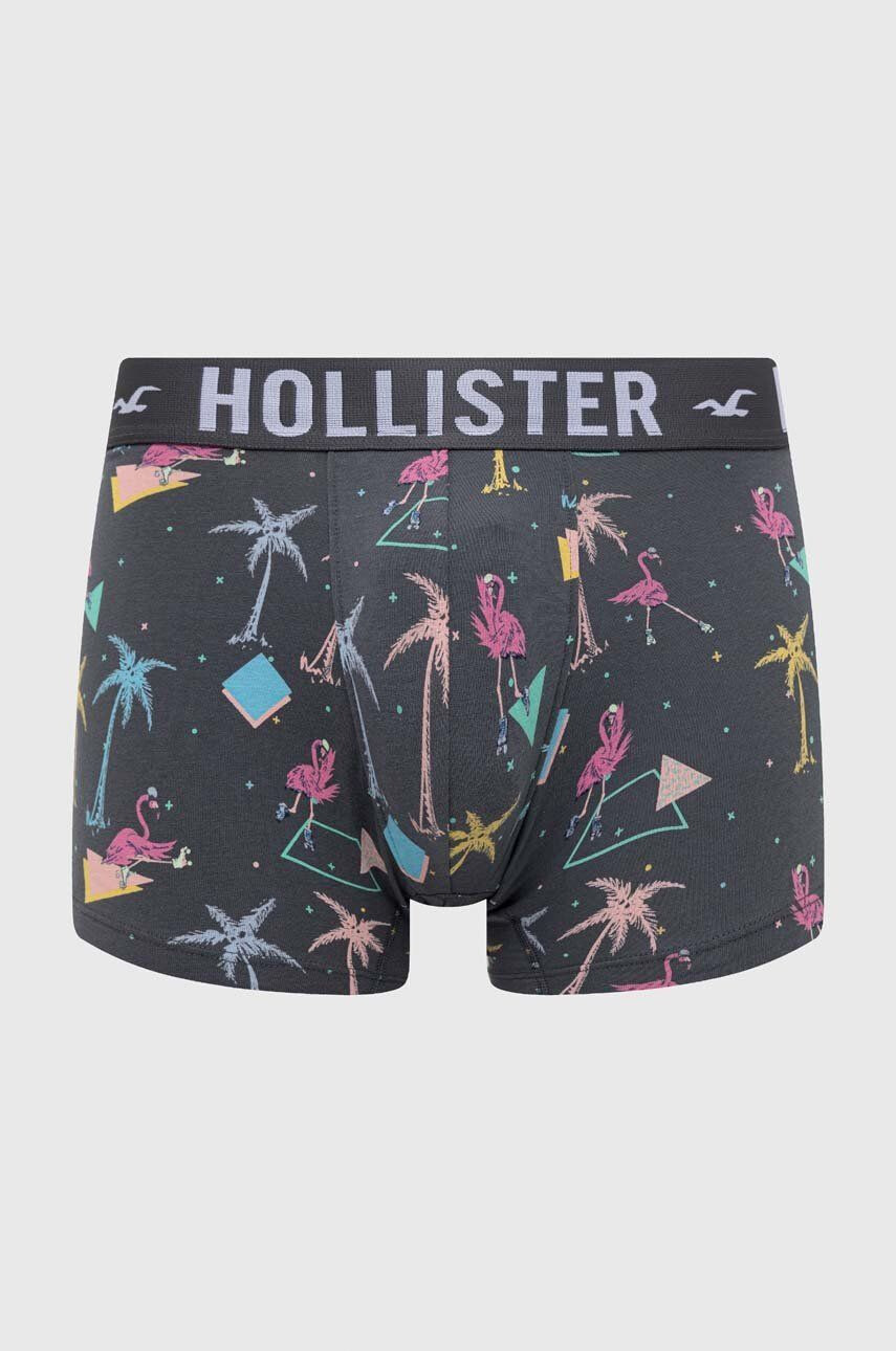 Hollister Co. Boksarice 3-pack moški roza barva - Pepit.si