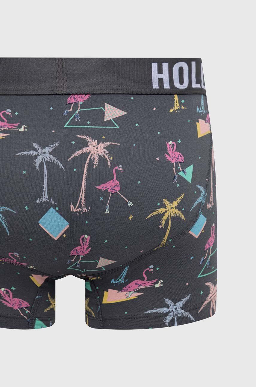 Hollister Co. Boksarice 3-pack moški roza barva - Pepit.si