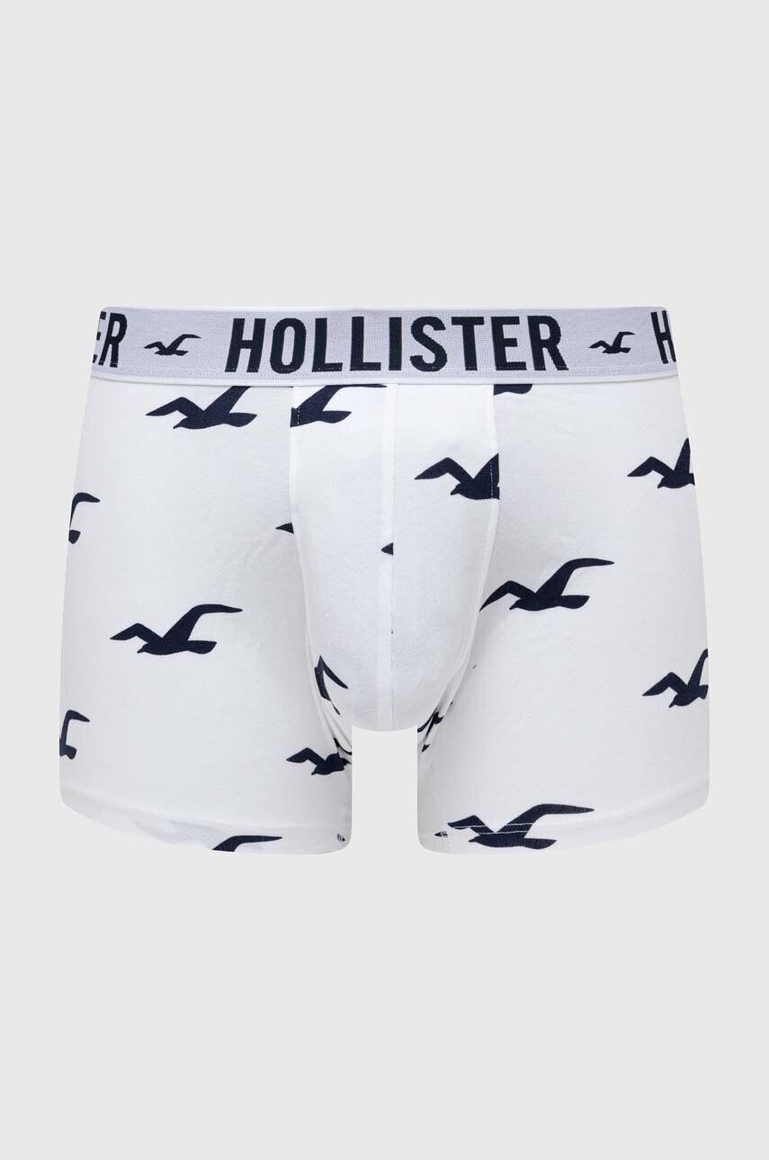 Hollister Co. Boksarice 3-pack moški rdeča barva - Pepit.si