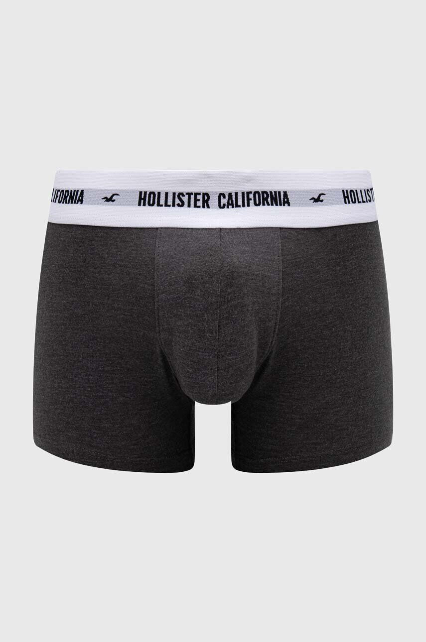 Hollister Co. Boksarice 5-pack moški bela barva - Pepit.si