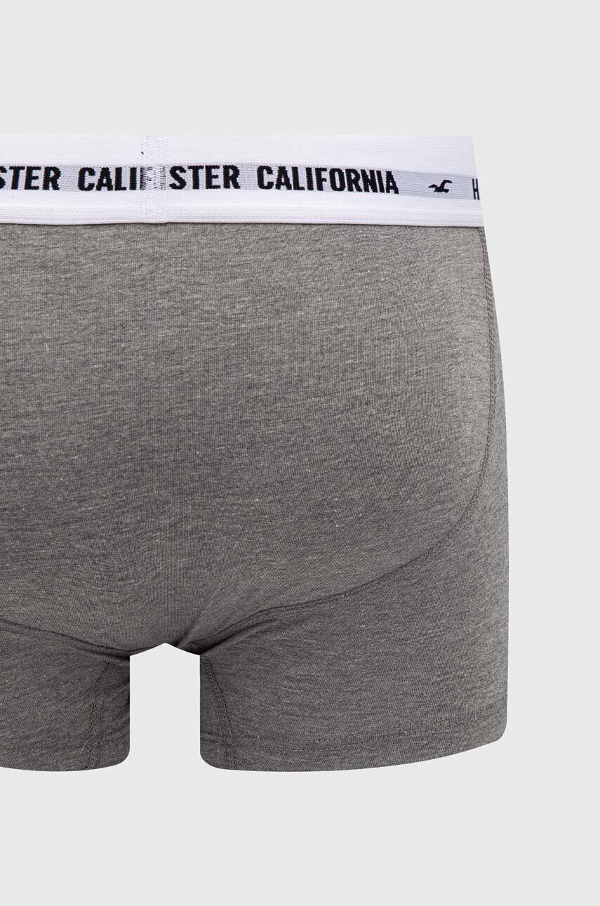 Hollister Co. Boksarice 5-pack moški bela barva - Pepit.si