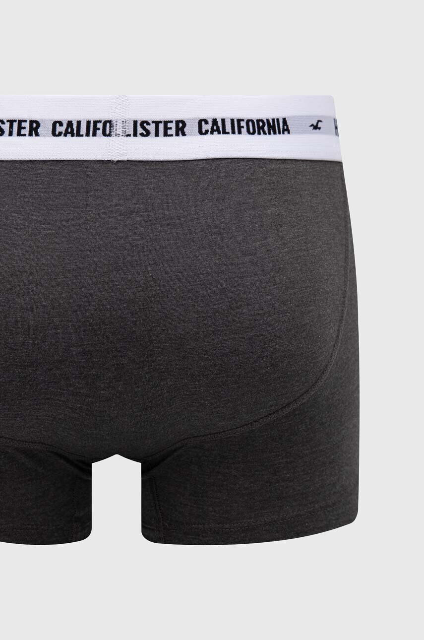 Hollister Co. Boksarice 5-pack moški bela barva - Pepit.si