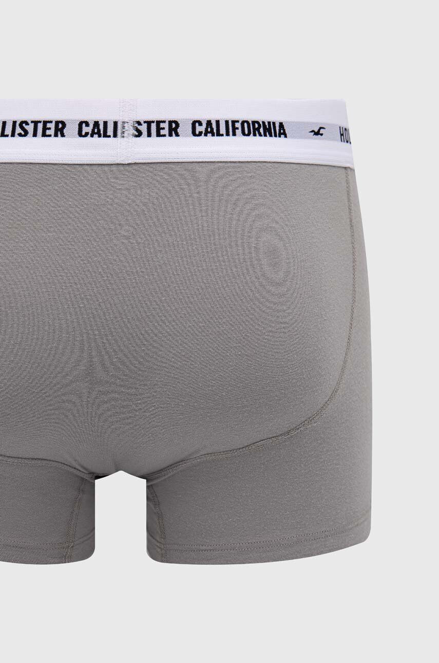 Hollister Co. Boksarice 5-pack moški bela barva - Pepit.si