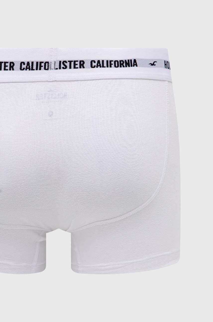 Hollister Co. Boksarice 5-pack moški bela barva - Pepit.si