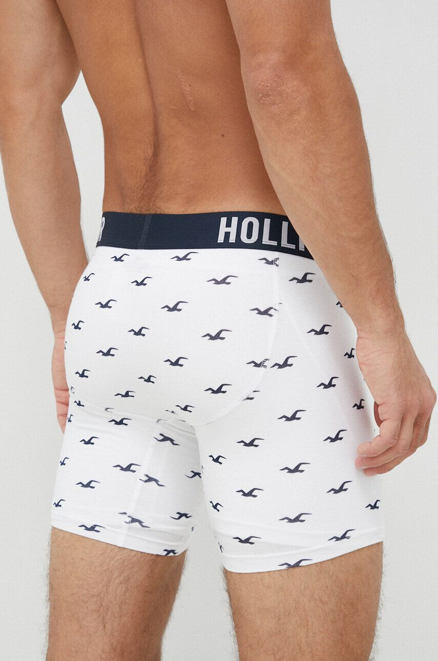 Hollister Co. Boksarice 5-pack moški mornarsko modra barva - Pepit.si