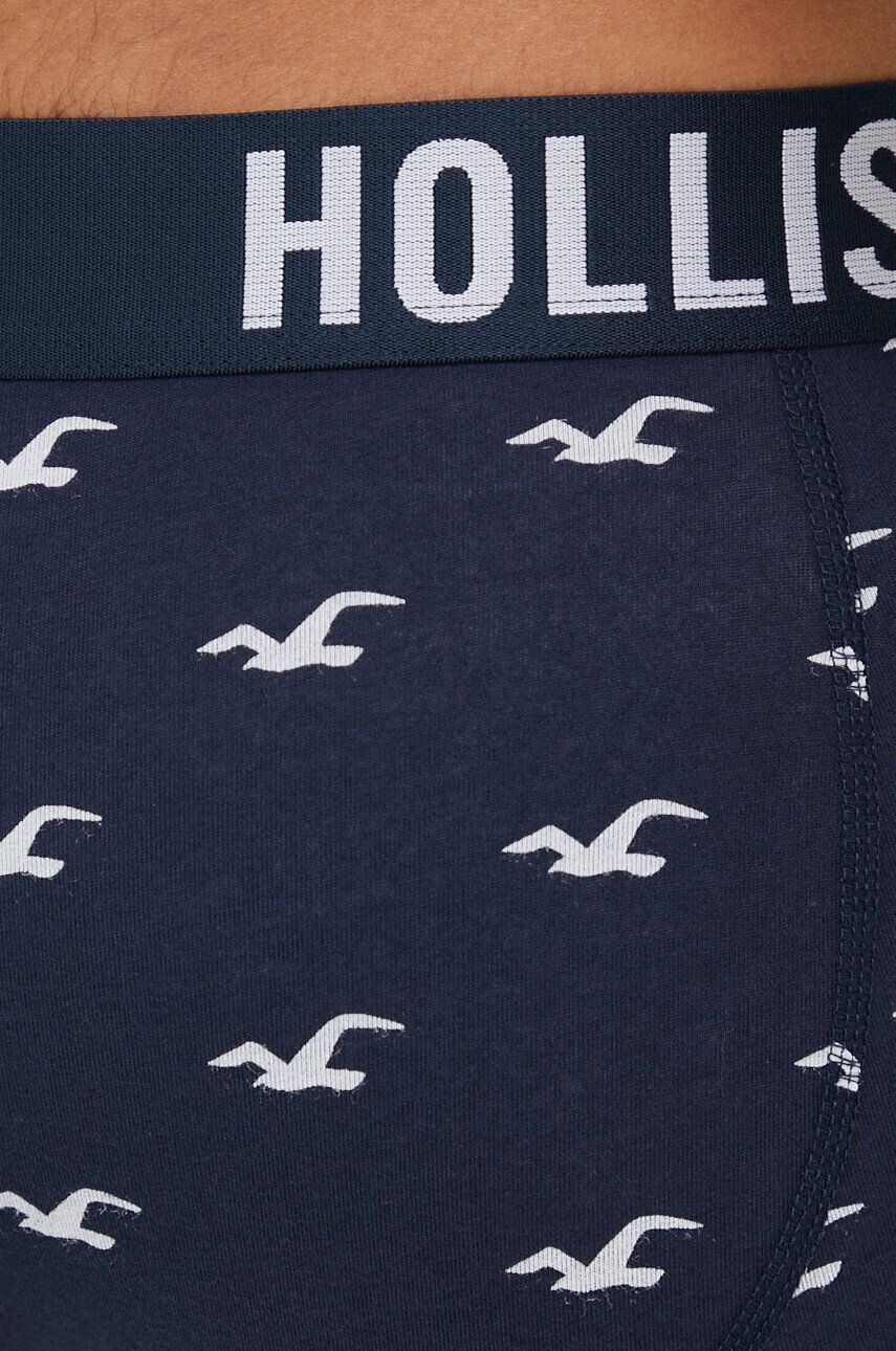 Hollister Co. Boksarice 5-pack moški mornarsko modra barva - Pepit.si