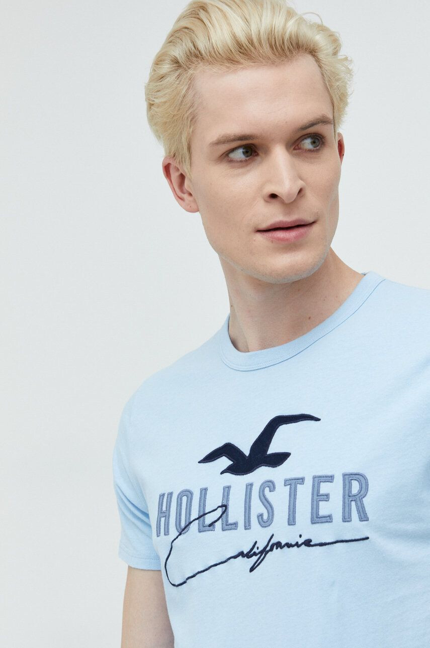 Hollister Co. Bombažna kratka majica - Pepit.si