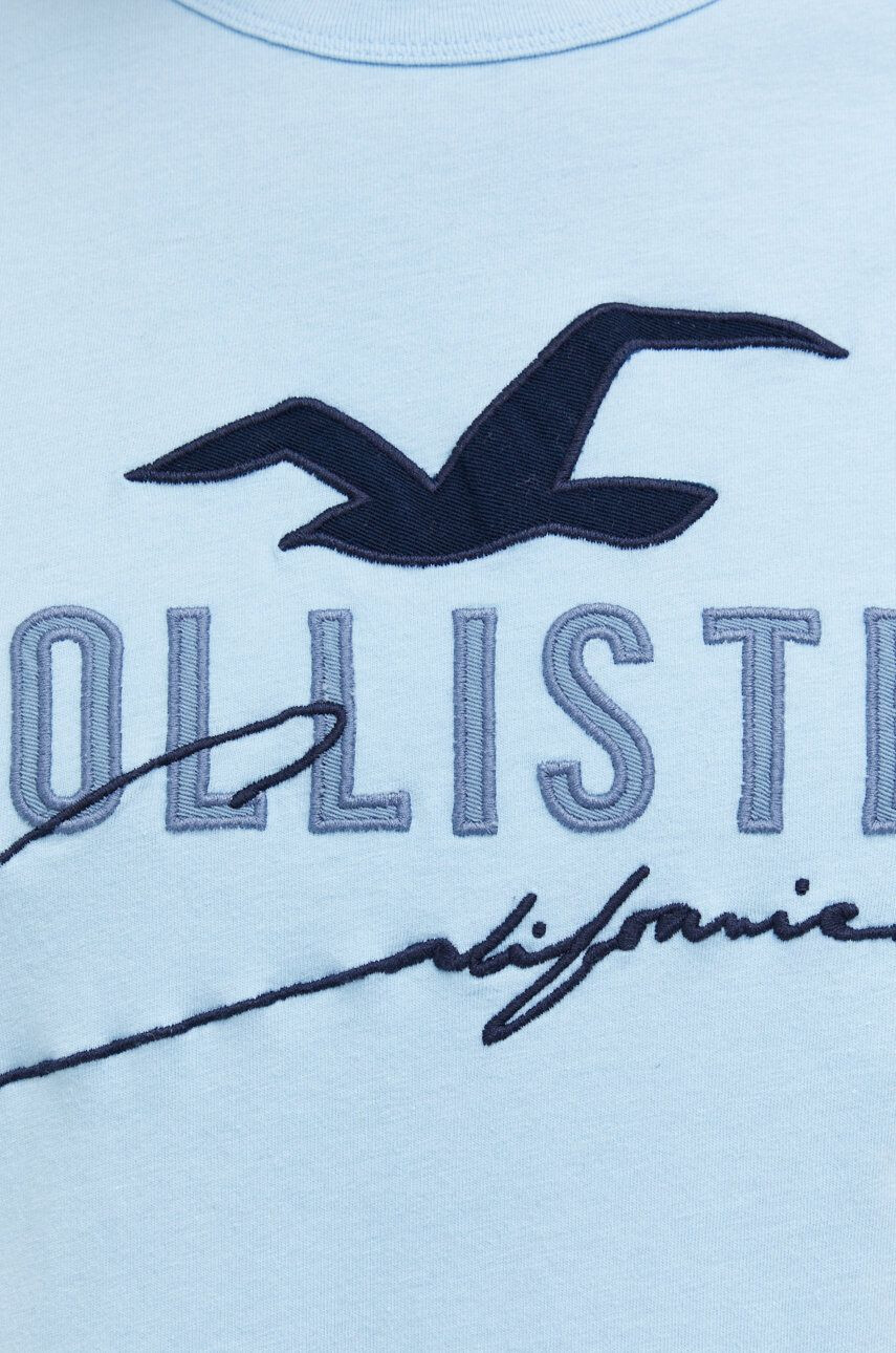 Hollister Co. Bombažna kratka majica - Pepit.si