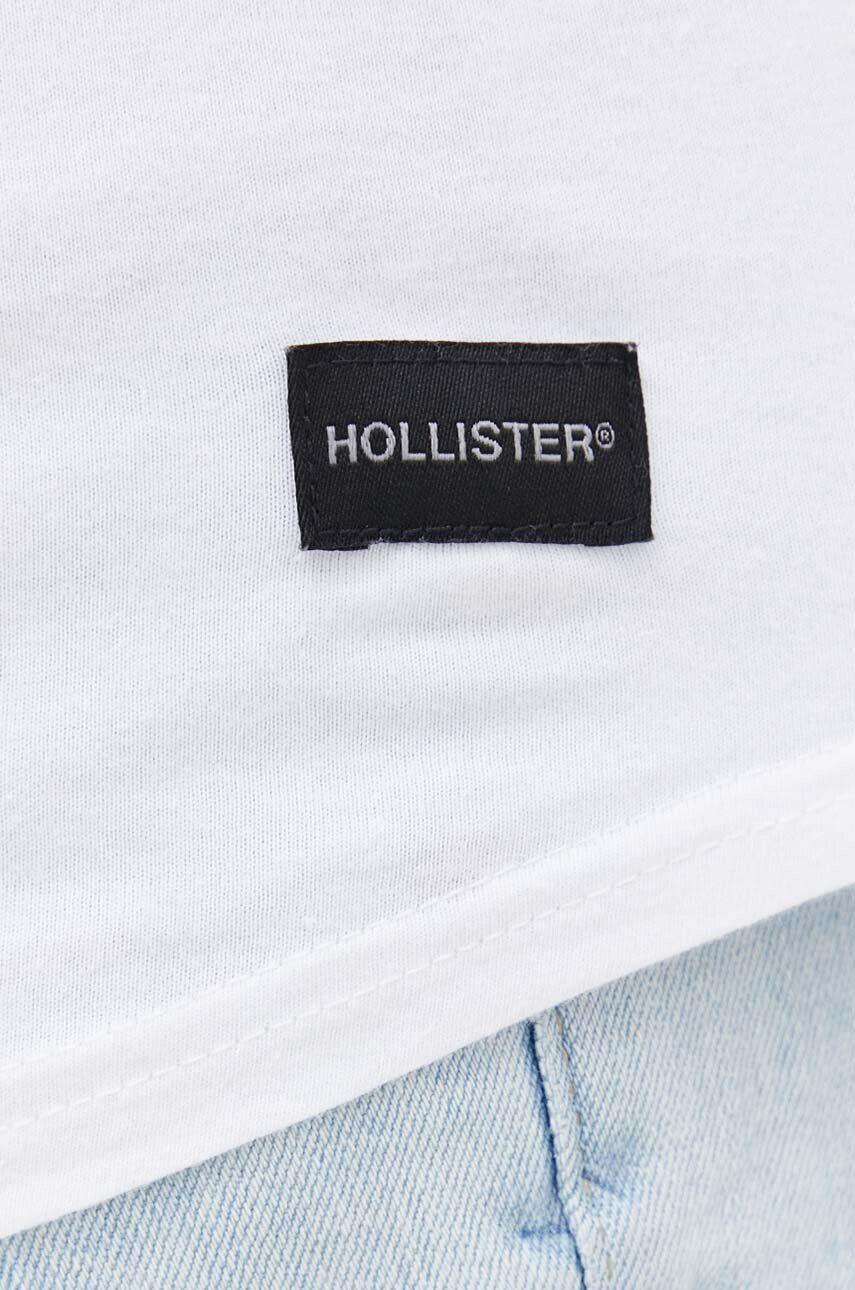 Hollister Co. Bombažna kratka majica zelena barva - Pepit.si