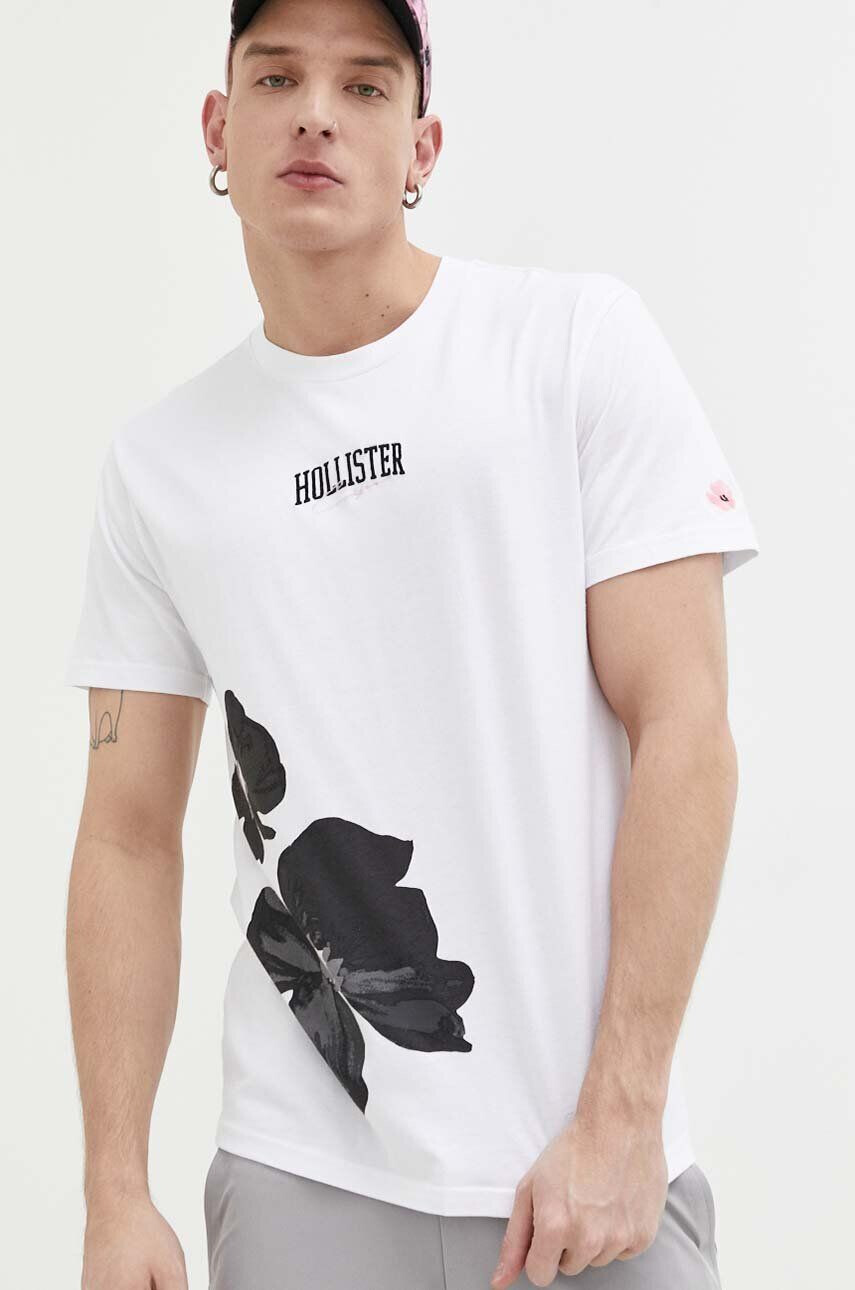 Hollister Co. Bombažna kratka majica - Pepit.si