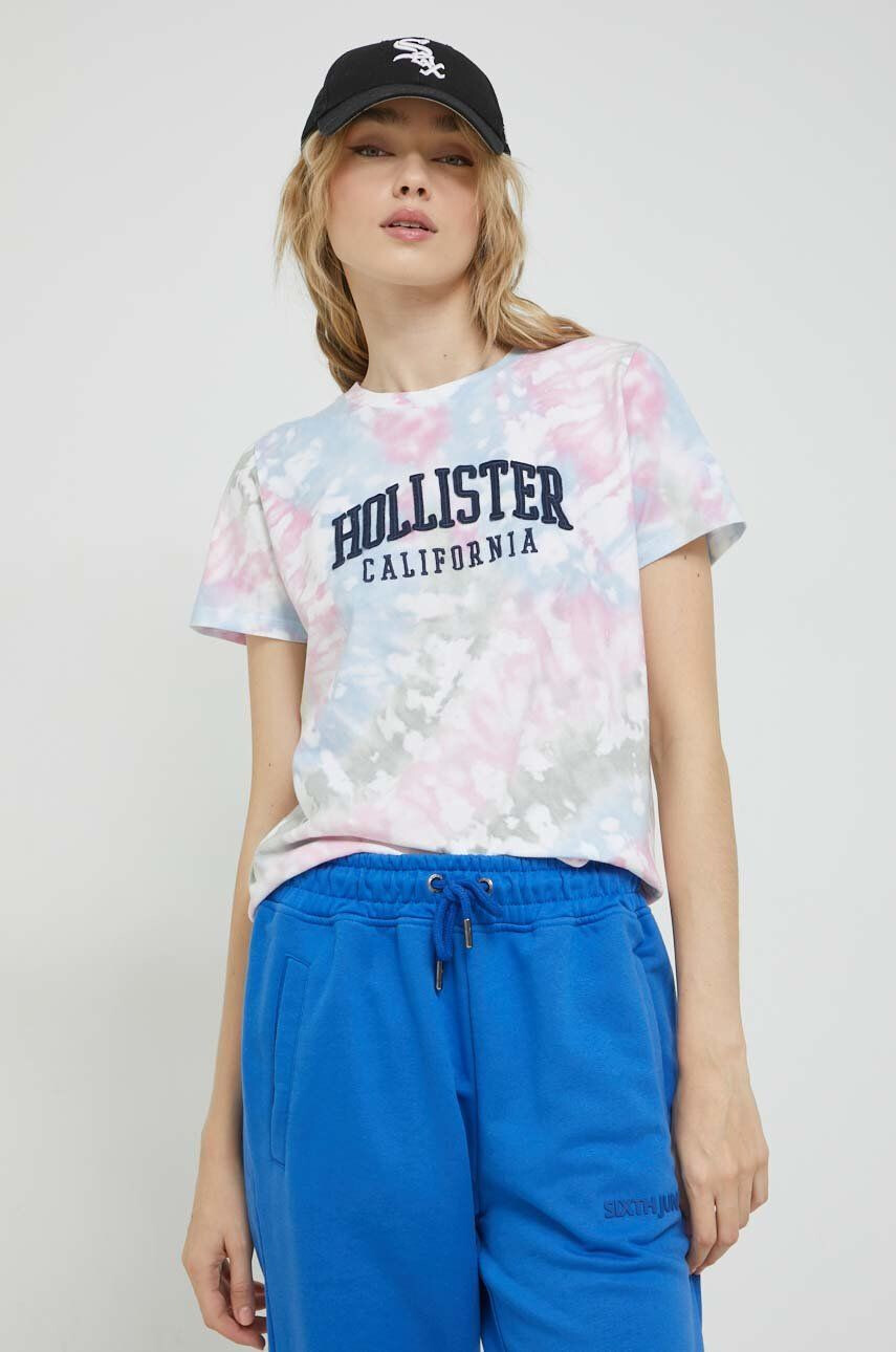 Hollister Co. Bombažna kratka majica - Pepit.si