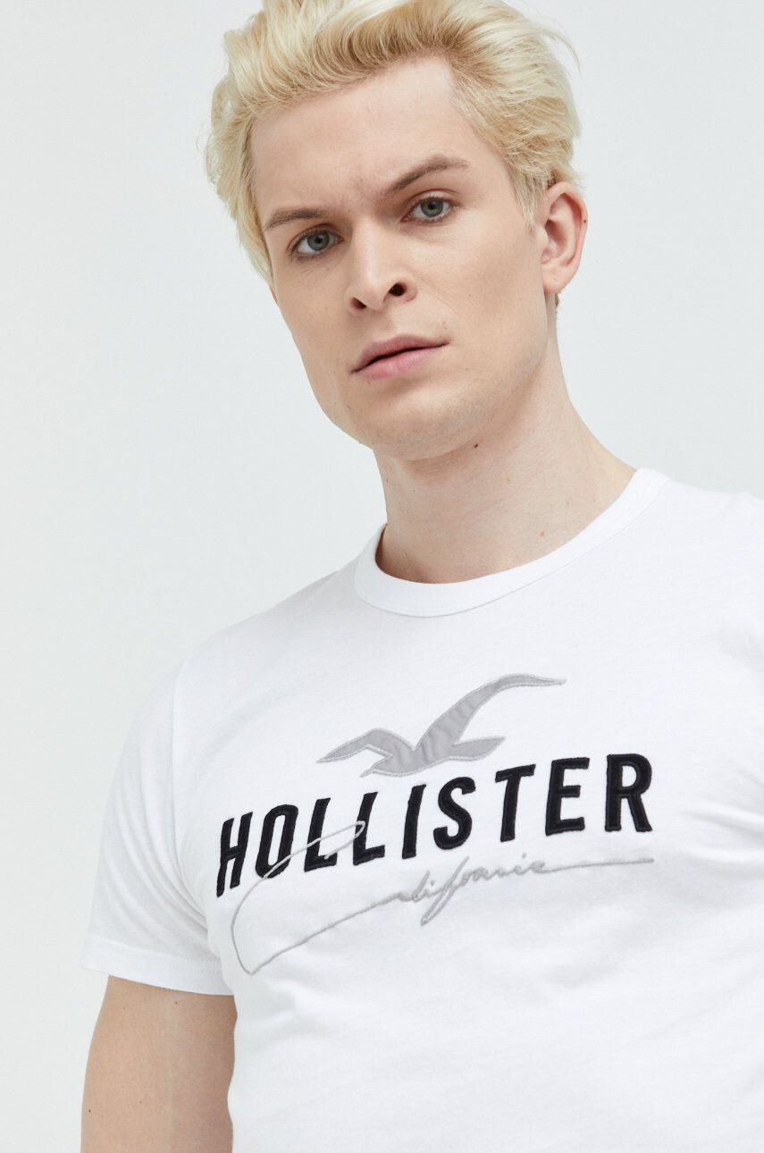 Hollister Co. Bombažna kratka majica - Pepit.si