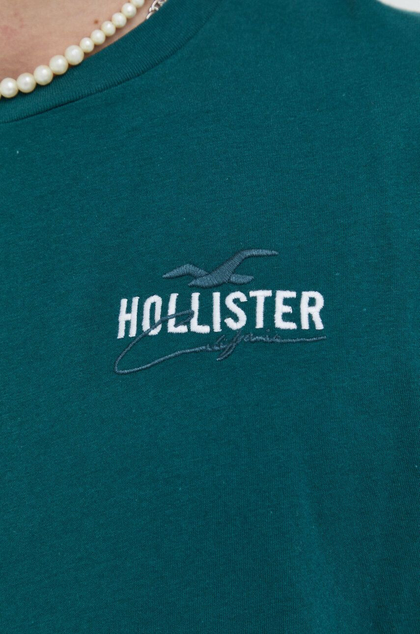 Hollister Co. Bombažna kratka majica - Pepit.si