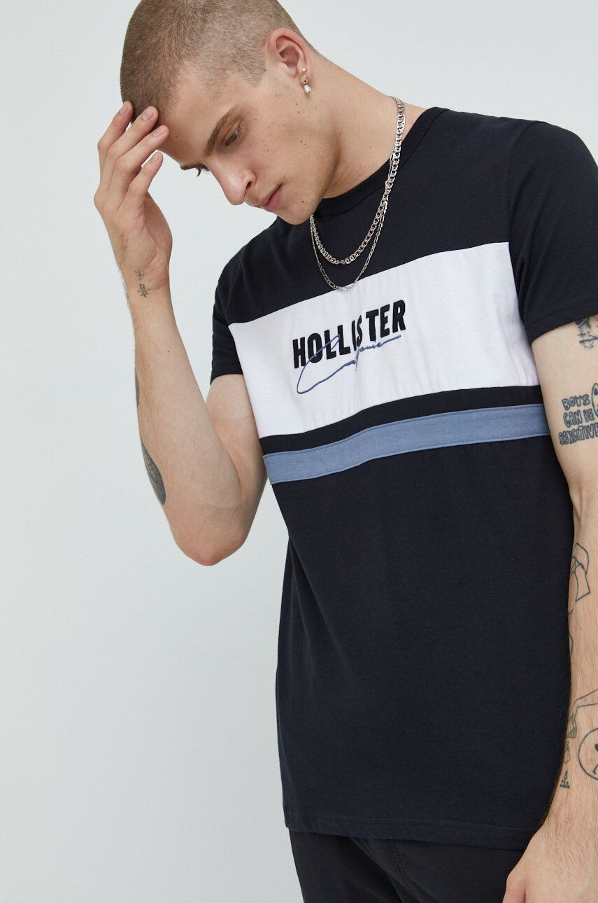 Hollister Co. Bombažna kratka majica - Pepit.si