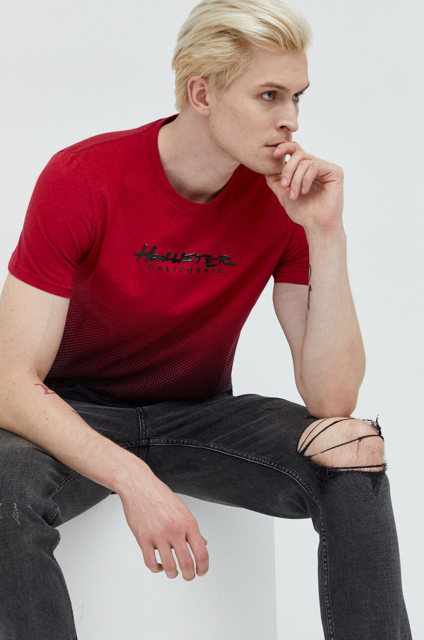 Hollister Co. Bombažna kratka majica - Pepit.si