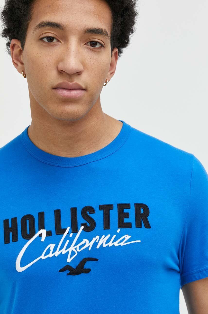 Hollister Co. Bombažna kratka majica - Pepit.si