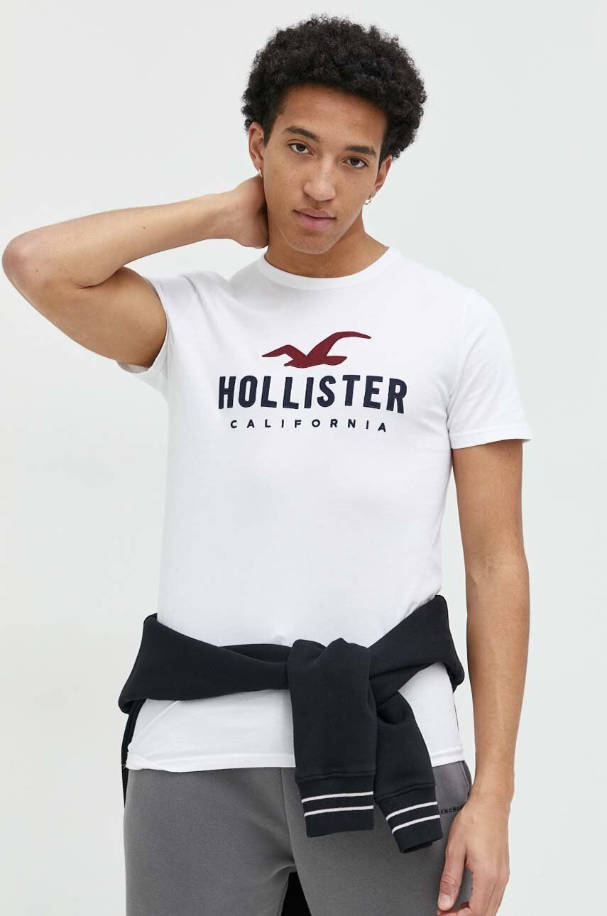 Hollister Co. Bombažna kratka majica - Pepit.si