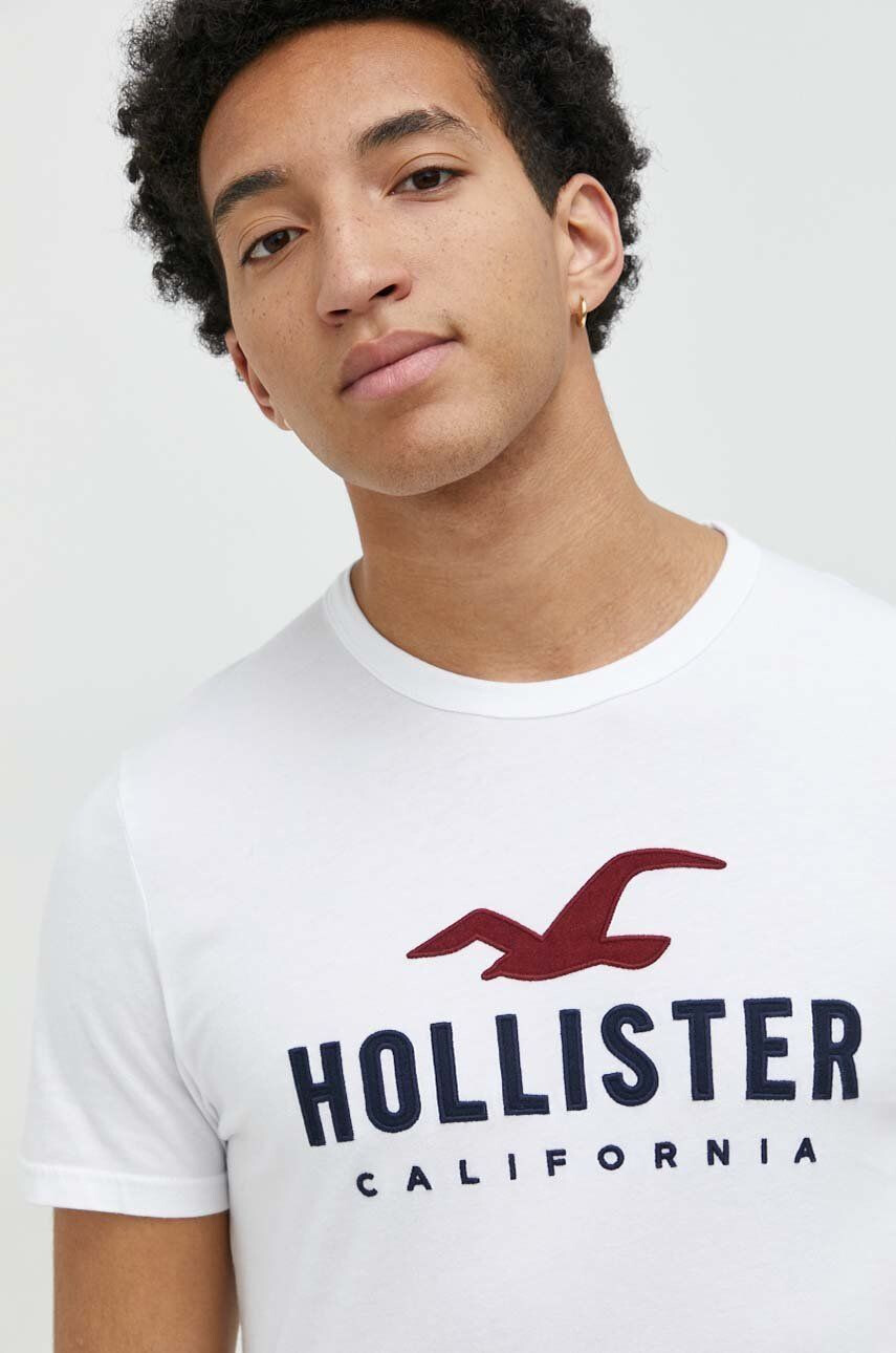 Hollister Co. Bombažna kratka majica - Pepit.si