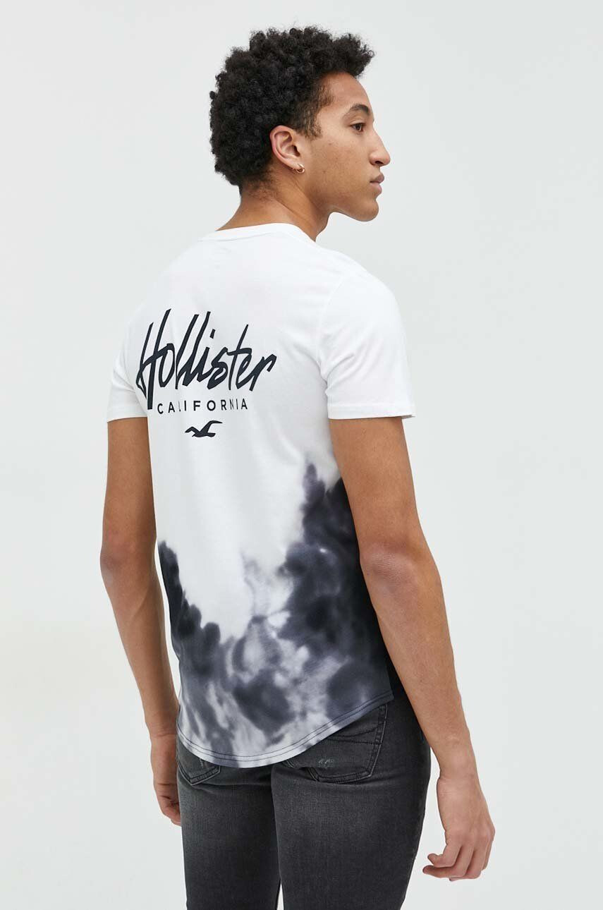 Hollister Co. Bombažna kratka majica roza barva - Pepit.si