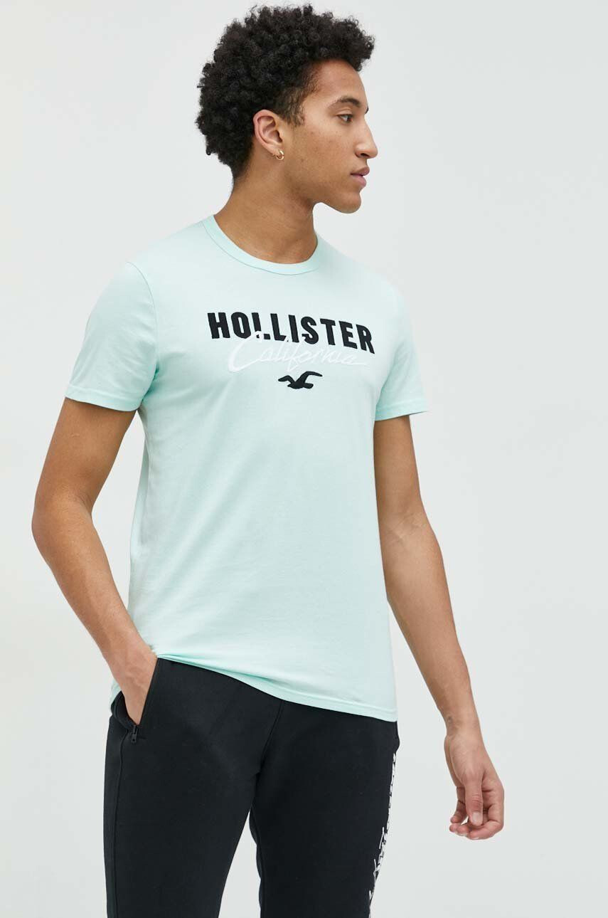 Hollister Co. Bombažna kratka majica - Pepit.si