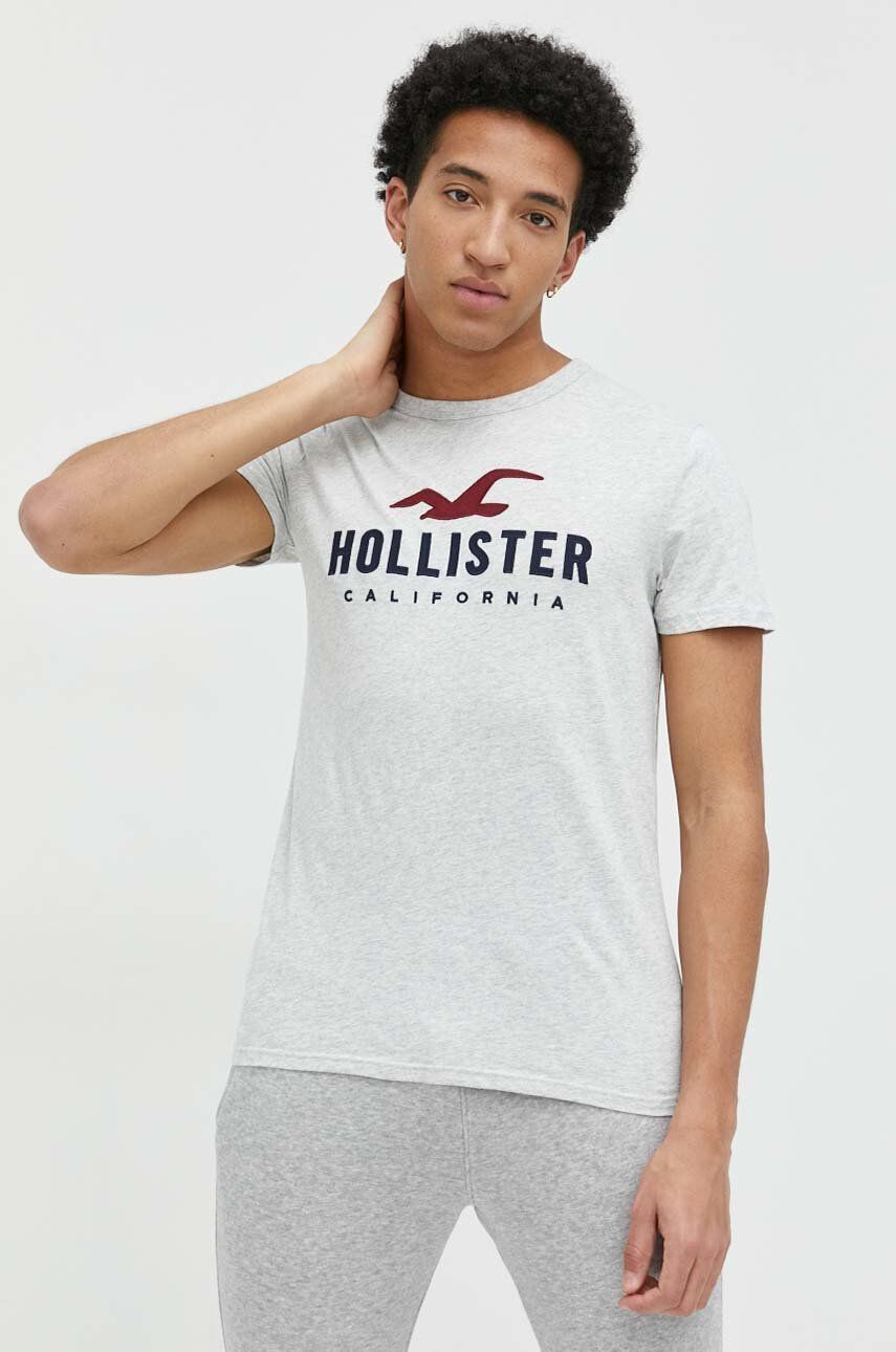 Hollister Co. Bombažna kratka majica - Pepit.si