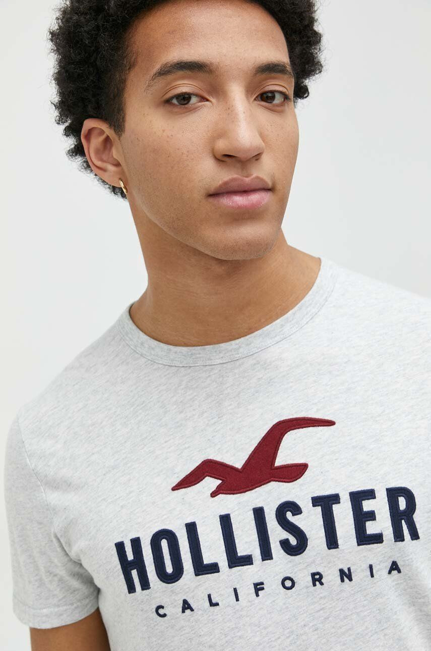 Hollister Co. Bombažna kratka majica - Pepit.si