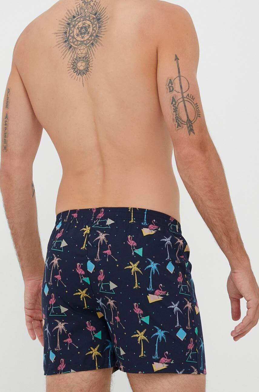 Hollister Co. Bombažne boksarice 5-pack črna barva - Pepit.si