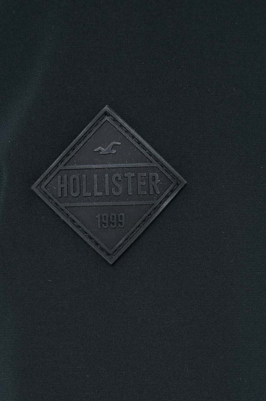 Hollister Co. Jakna ženska črna barva - Pepit.si