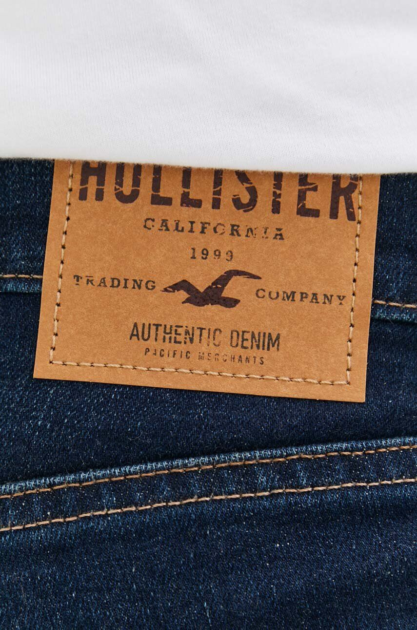 Hollister Co. Jeans kratke hlače moški bela barva - Pepit.si