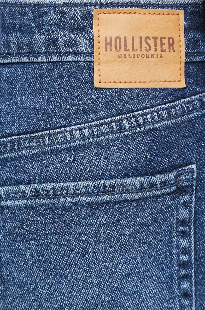 Hollister Co. Jeans kratke hlače ženski mornarsko modra barva - Pepit.si