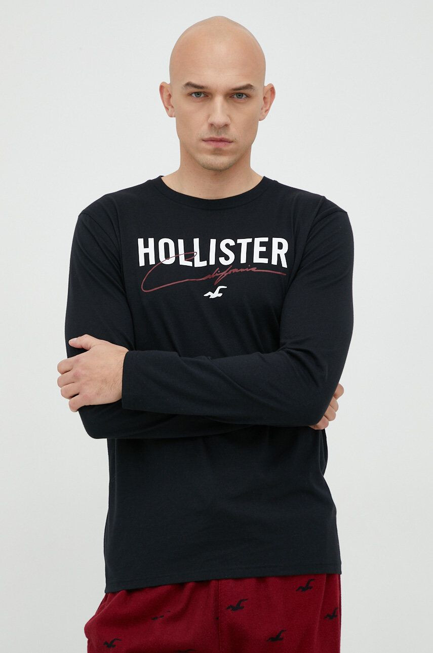 Hollister Co. Pižama moška rdeča barva - Pepit.si