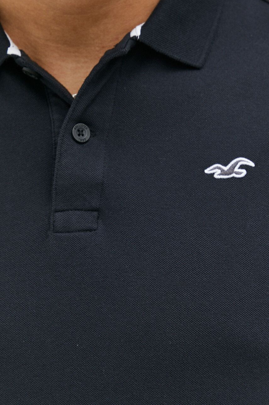 Hollister Co. Polo moški bela barva - Pepit.si