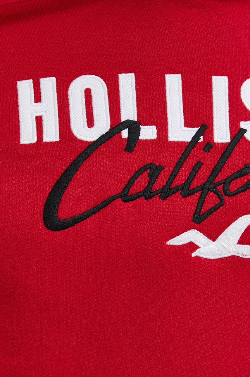 Hollister Co. Pulover ženska siva barva - Pepit.si