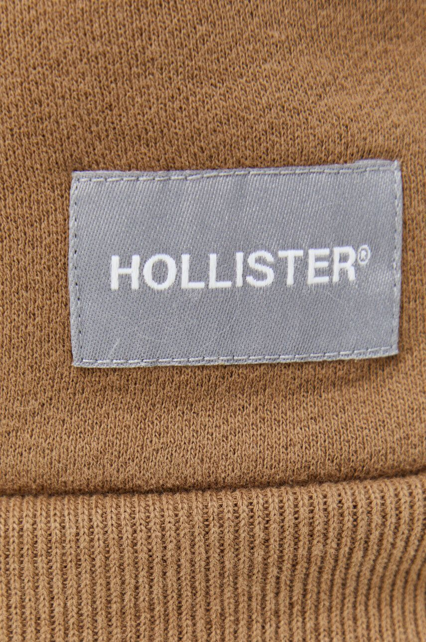 Hollister Co. Pulover moški zelena barva s kapuco - Pepit.si